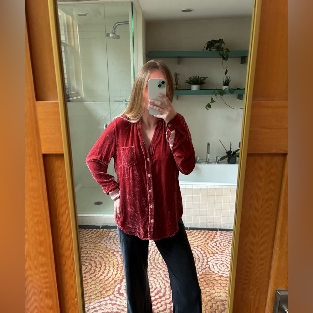 CP Shades Silk/Velvet Shirt